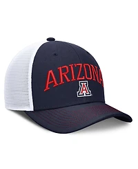 Nike Men's and Women's Navy/White Arizona Wildcats Primetime Arched Trucker Adjustable Hat