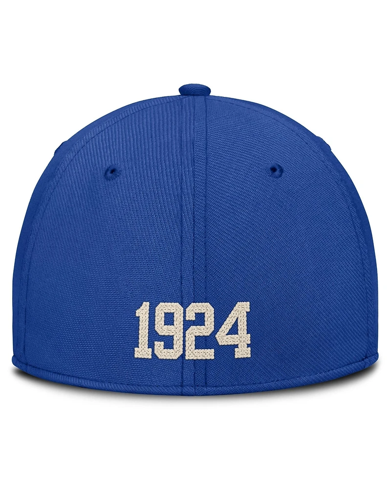 Nike Men's Royal Duke Blue Devils Campus Prep Chained Arched Swooshflex Flex Hat