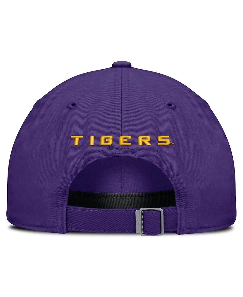 Nike Men's and Women's Purple Lsu Tigers 2026 Sideline Club Adjustable Hat