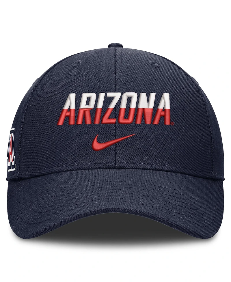 Men's and Women's Nike Navy Arizona Wildcats 2026 On-Field Gameday Rise Adjustable Hat