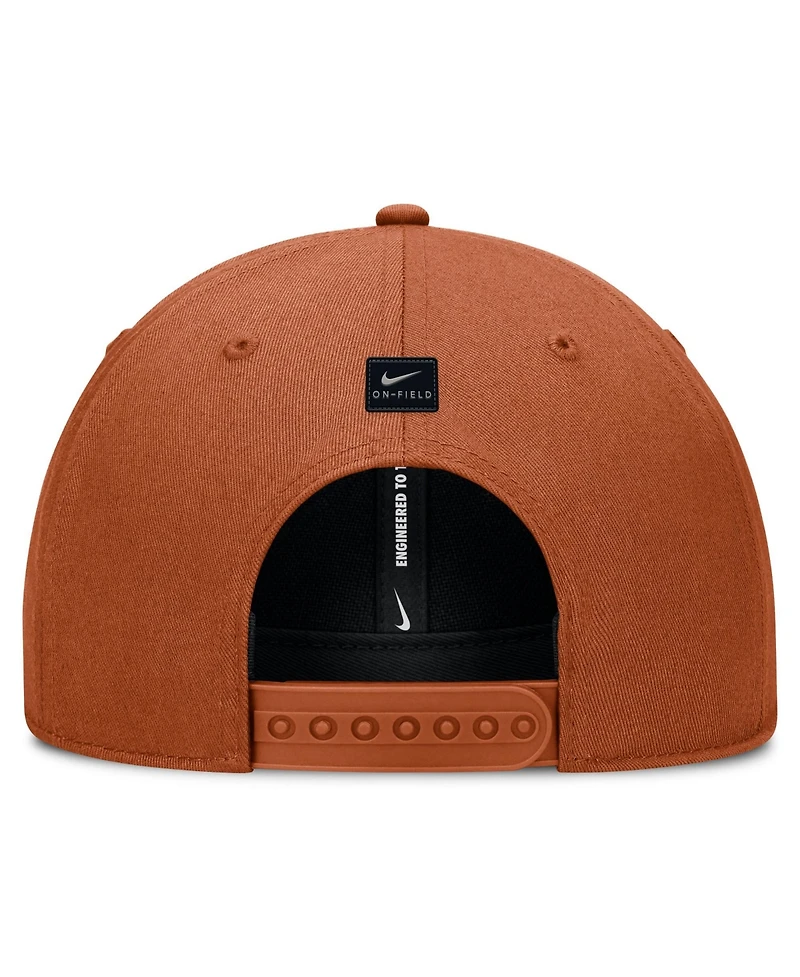 Men's and Women's Nike Texas Orange Texas Longhorns 2026 On-Field Gameday Rise Adjustable Hat