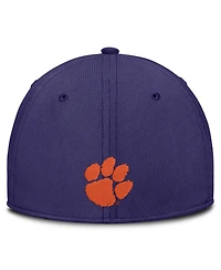 Nike Men's Purple Clemson Tigers Game Day Rise Swooshflex Hat