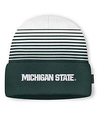 Men's and Women's Nike Green/White Michigan State Spartans On-Field Utility Knit Hat