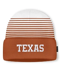 Men's and Women's Nike Texas Orange/White Texas Longhorns On-Field Utility Knit Hat