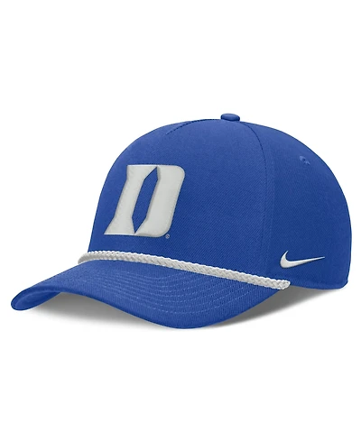 Men's and Women's Nike Royal Duke Blue Devils Rope Rise Adjustable Hat