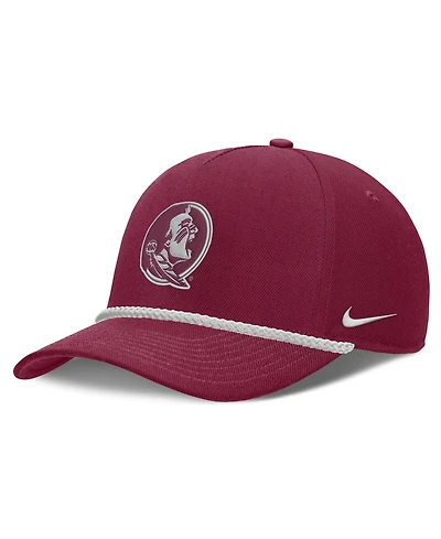 Men's and Women's Nike Garnet Florida State Seminoles Rope Rise Adjustable Hat