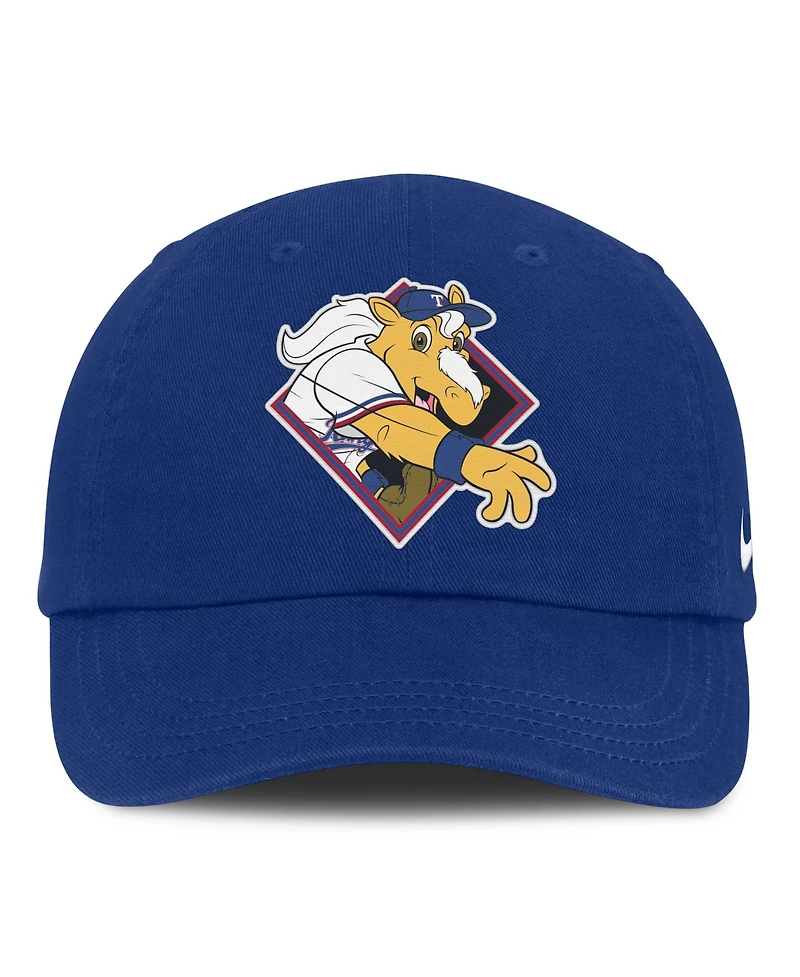 Toddler Nike Royal Texas Rangers Mascot Club Adjustable Hat
