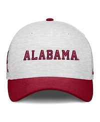 Nike Men's and Women's White/Crimson Alabama Crimson Tide Primetime Rise Adjustable Hat
