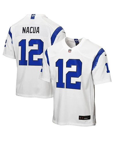 Nike Big Boys and Girls Puka Nacua Los Angeles Rams Fearsome White Game Jersey
