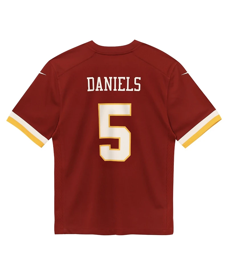 Nike Baby Boys and Girls Jayden Daniels Burgundy Washington Commanders Team Game Jersey