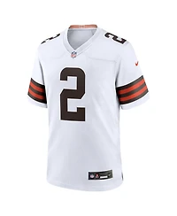 Nike Men's Shedeur Sanders White Cleveland Browns Game Jersey