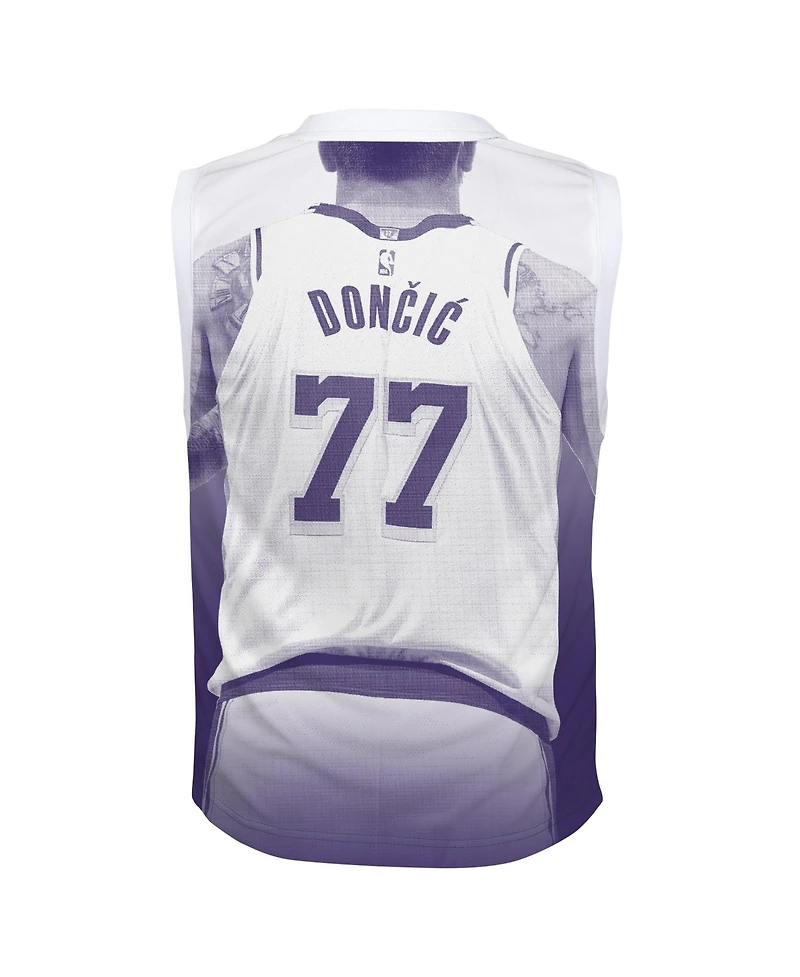 Outerstuff Big Boys and Girls Luka Doncic Purple Los Angeles Lakers Hometown Fashion Jersey