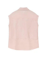 Mint Velvet Women's Linen Blend Panel Shirt