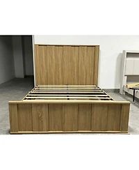 Gaomon Wood Panel Platform Bed Frame with Slat Support System