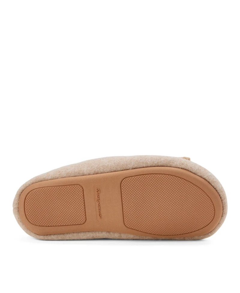 Dearfoams Women's Josie Knit Clog Slipper with Bow
