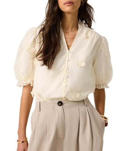 Mint Velvet Women's Butterfly Detail Blouse