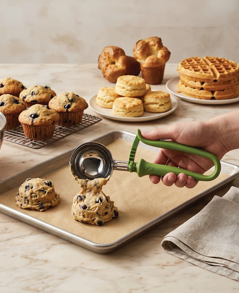 King Arthur Baking Company Stainless Steel 6-Tablespoon Cookie Dough Portion Scoop