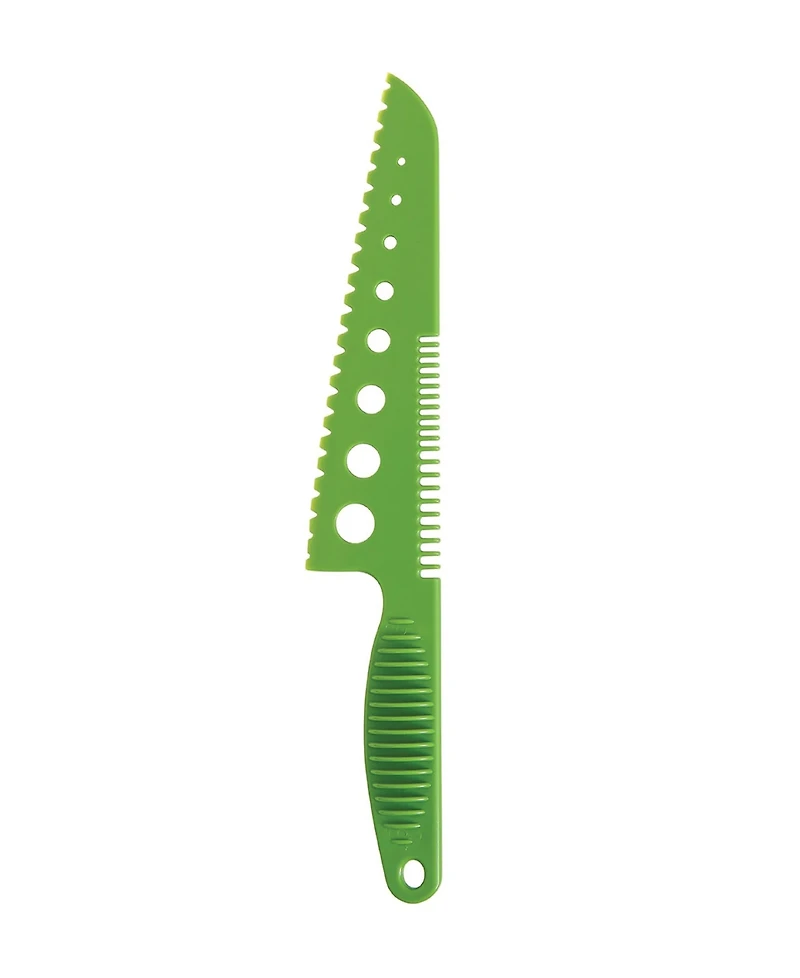 Cat Cora Quickspin 2-Piece One-Handed Pump Salad Spinner and Lettuce Knife