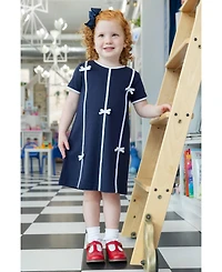 Florence Eiseman Toddler Girls (2T-4T ) Knit Dress with Bows