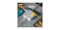 Tessan 5-Foot Wall Outlet Extender with 1 Usb-c and 8 Outlets Power Strip, Compatible