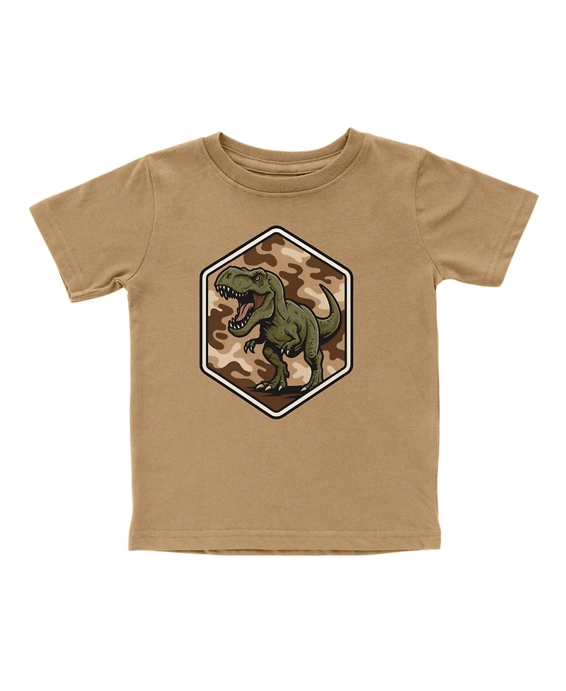 Sweet Wink Big Boys (10 -12) Camo Rawr Short Sleeve T-Shirt