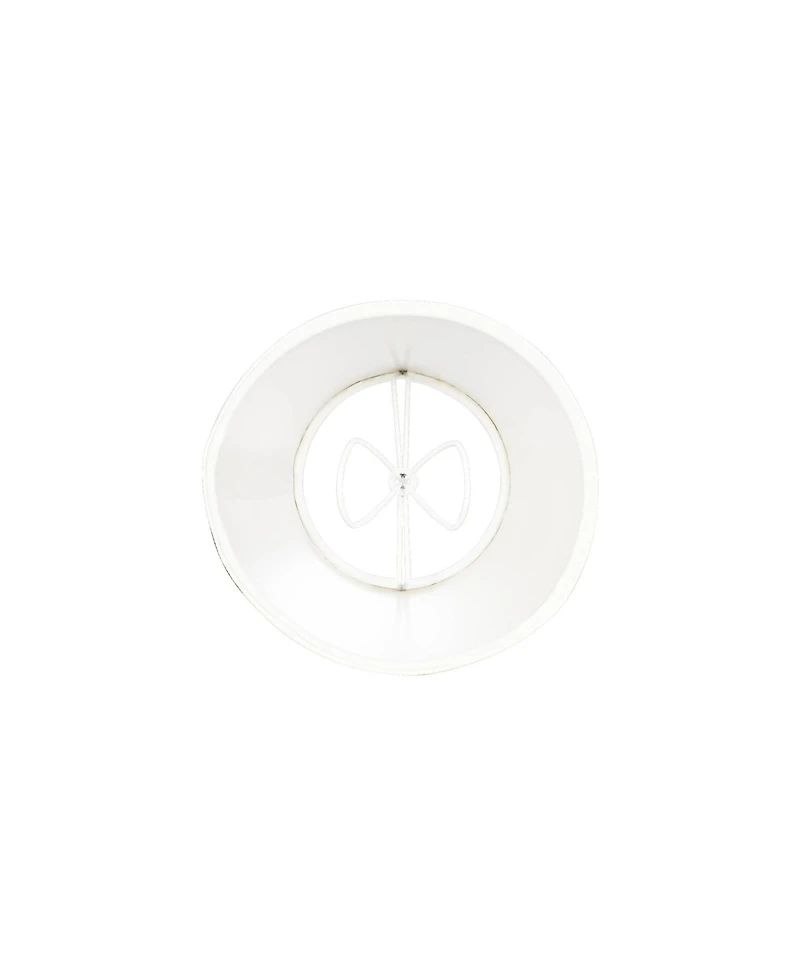Springcrest Set of 2 Empire Chandelier Shades Cream Small 3" Top x 5" Bottom x 4" High Candelabra Clip-On Fitting