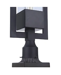 Craftmade Perimeter 25 1/4" High Midnight Outdoor Post Light