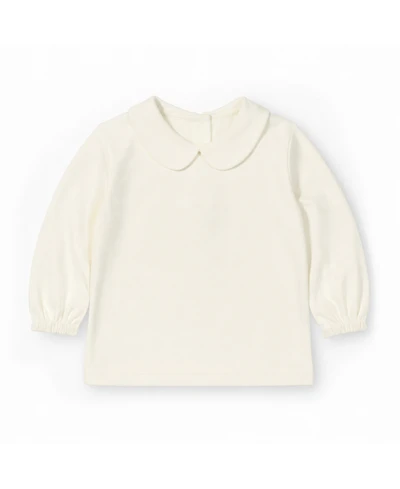 Florence Eiseman Toddler Girls Ivory Long Sleeve Blouse 2T-4T