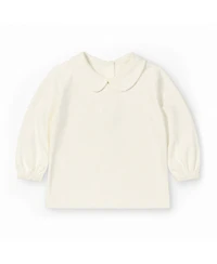 Florence Eiseman Toddler Girls Ivory Long Sleeve Blouse 2T-4T