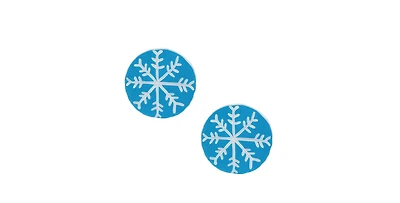 Tuffy Ultimate Holiday Flyer Winter 2 Pack, Plush Dog Toy