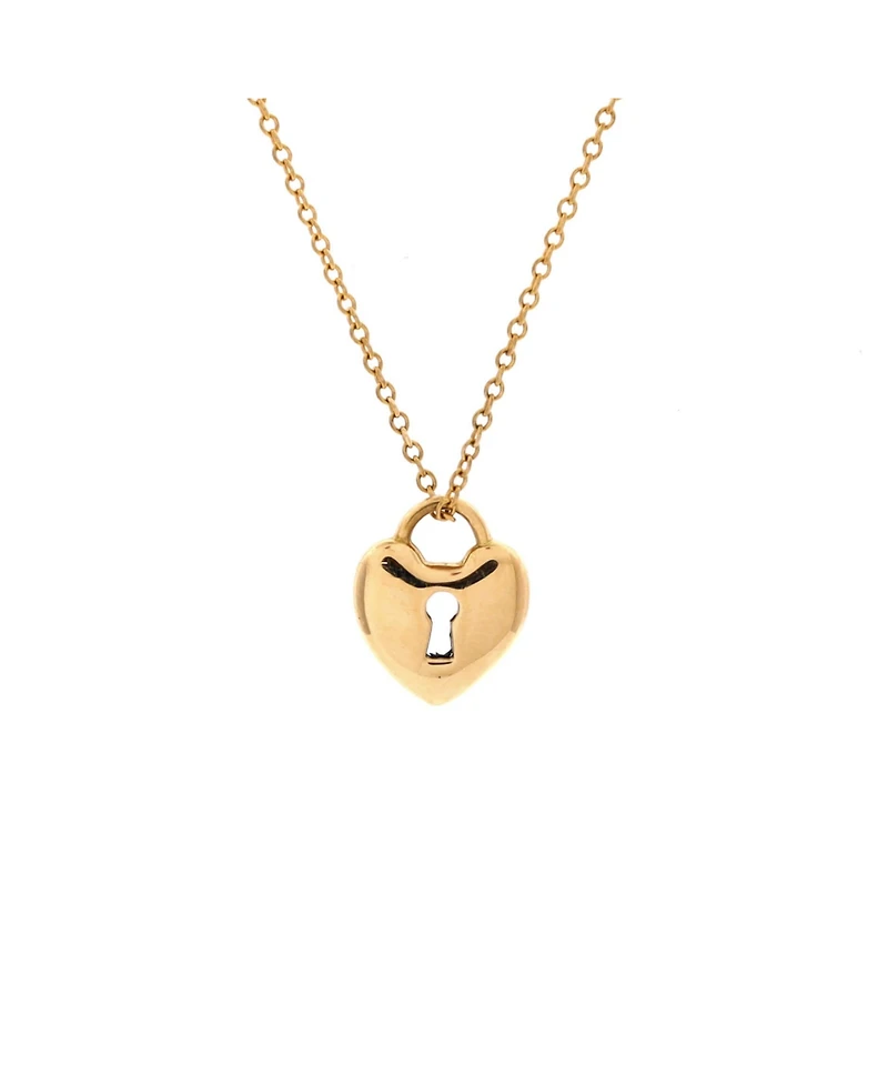 Pre-Owned Tiffany & Co Heart Lock Pendant Necklace