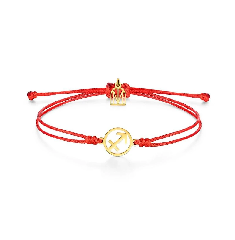 Mantra Zodiac Thread Bracelet - Sagittarius