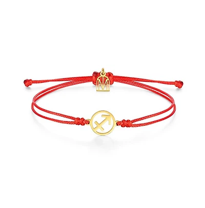 Mantra Zodiac Thread Bracelet - Sagittarius