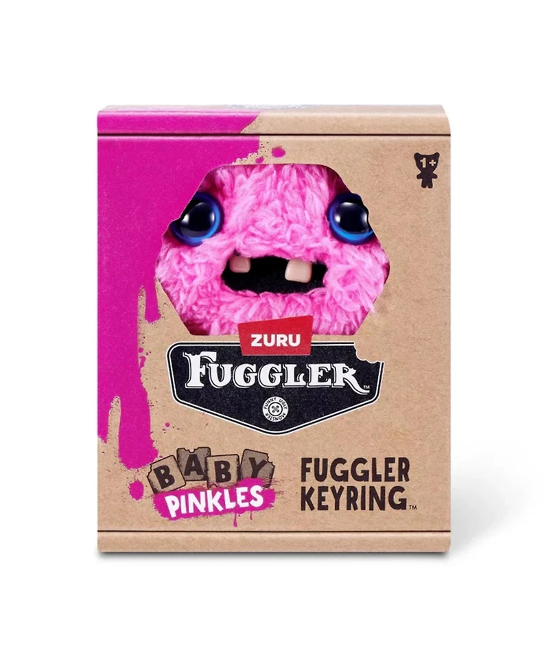Fuggler Baby Pinkles Winged Bat 3.5" Plush Keychain
