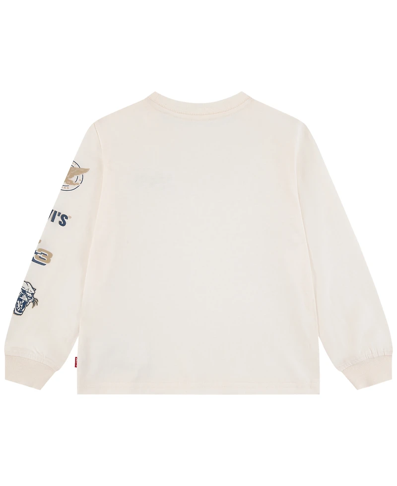 Levi's Boys' 2T-7 Collegiate Icons Long-Sleeve T-Shirt