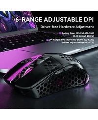 Lofree Tri-Mode Wireless Rgb Customizable Gaming Mouse