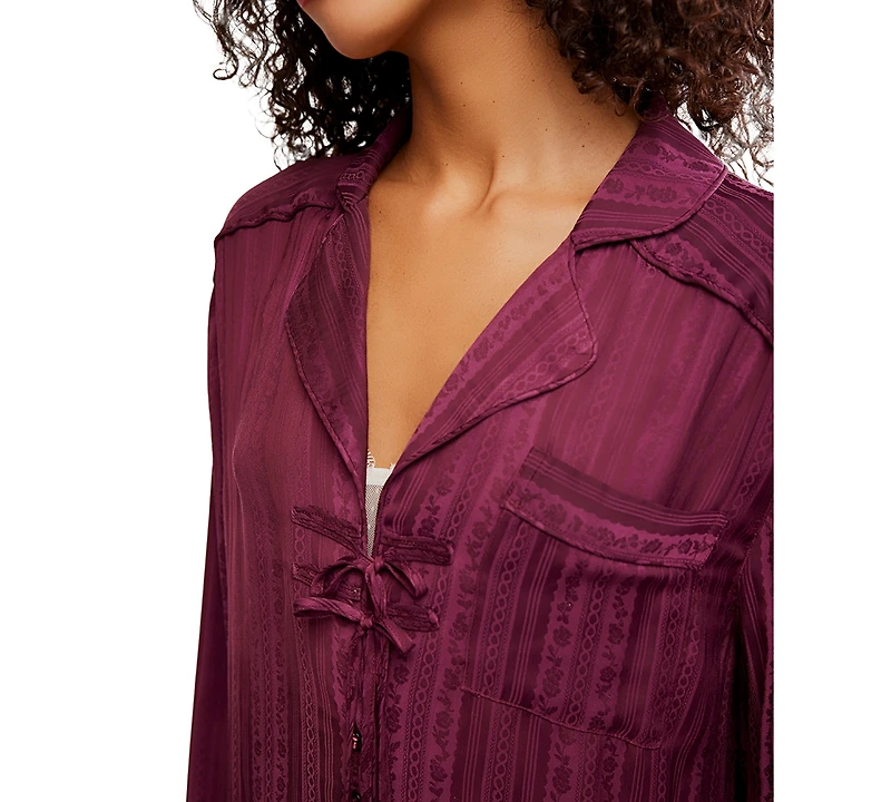 Free People Women's Let's Sleep Pajama Set