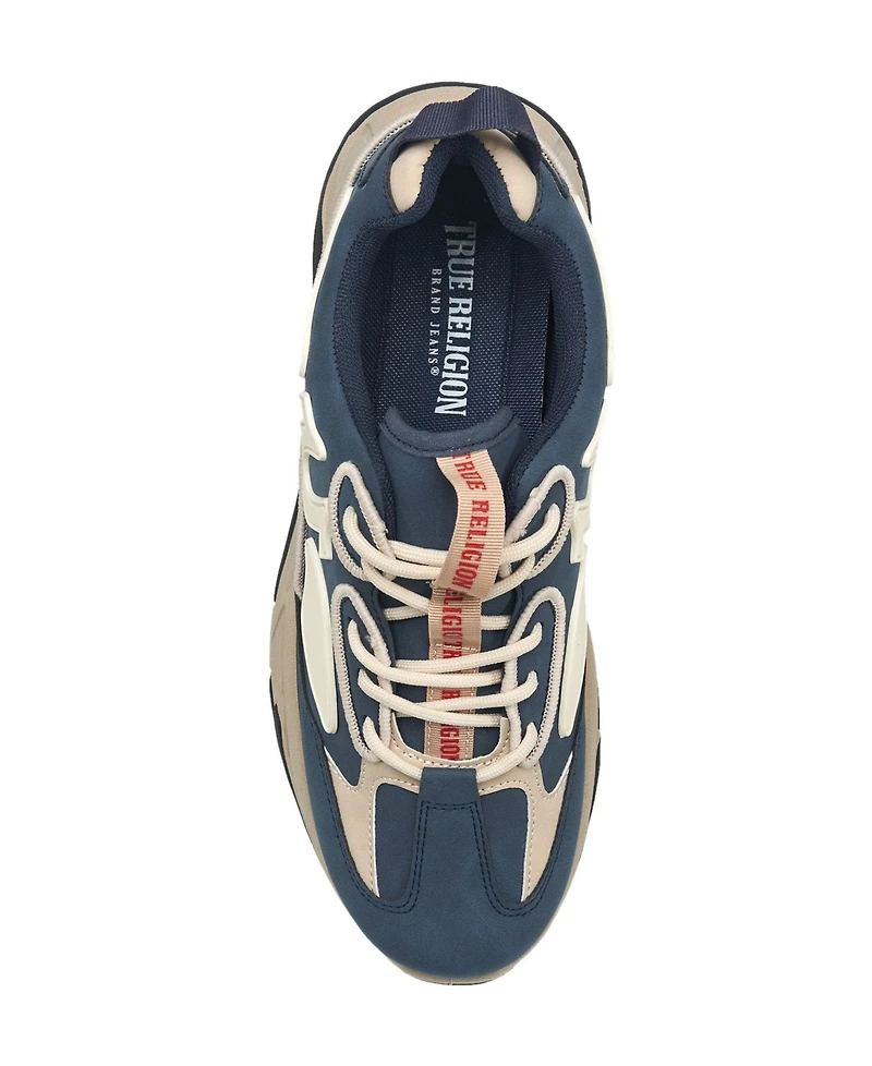 True Religion Men's Jeremiah Horseshoe Logo Chunky Sneaker
