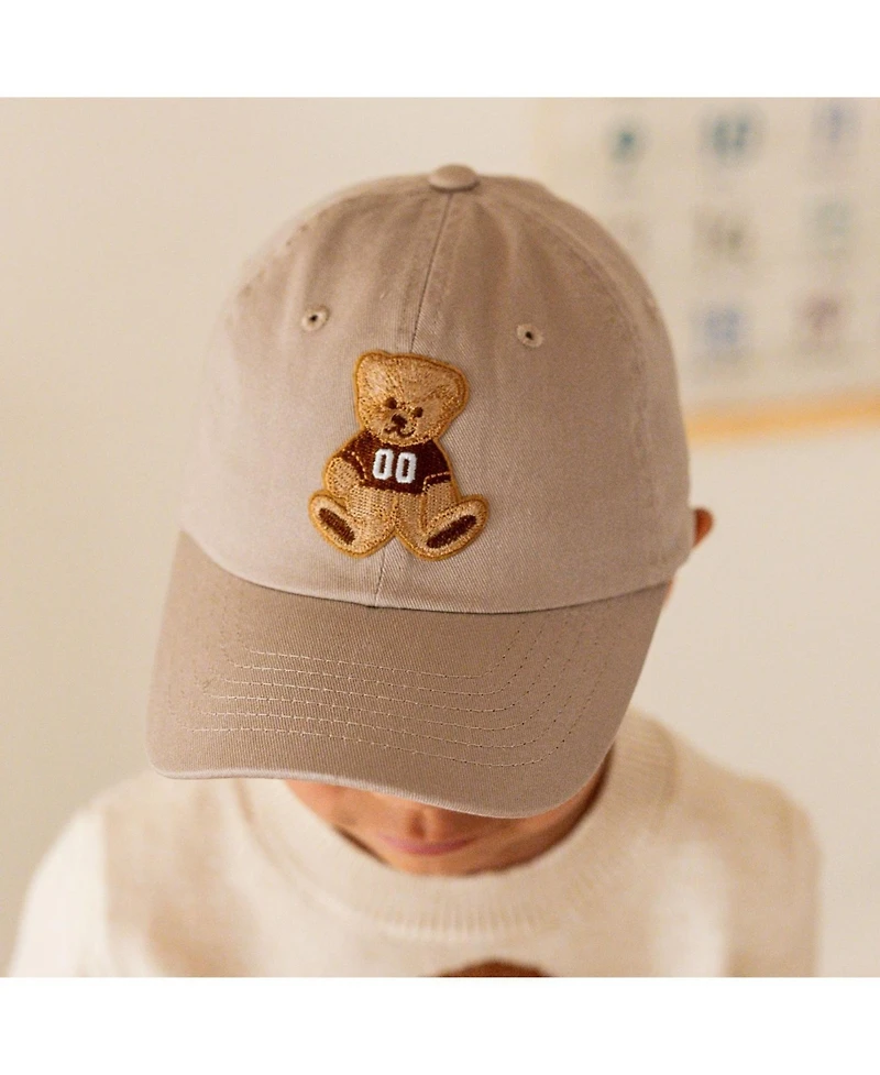 Sweet Wink Boys Teddy Bear Patch Baseball Hat