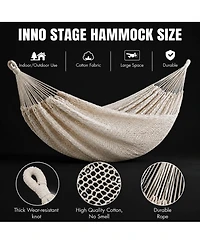 Piscifun Handwoven Mayan Hammock Portable 2 Person With Carry Bag For Indoor Outdoor Camping