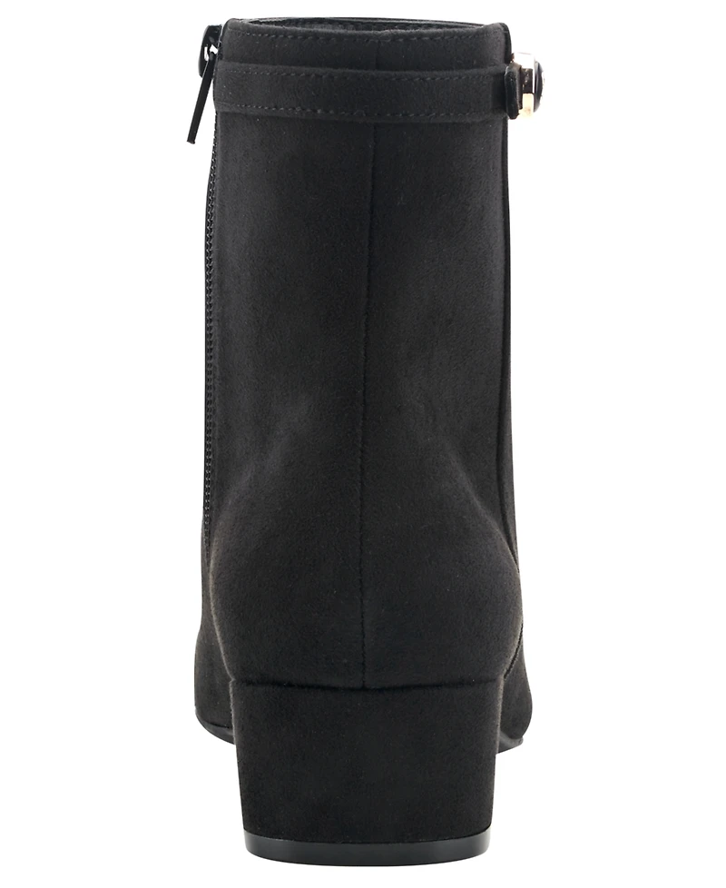 Bandolino Women's Adyn Square Toe Block Heel Dress Booties