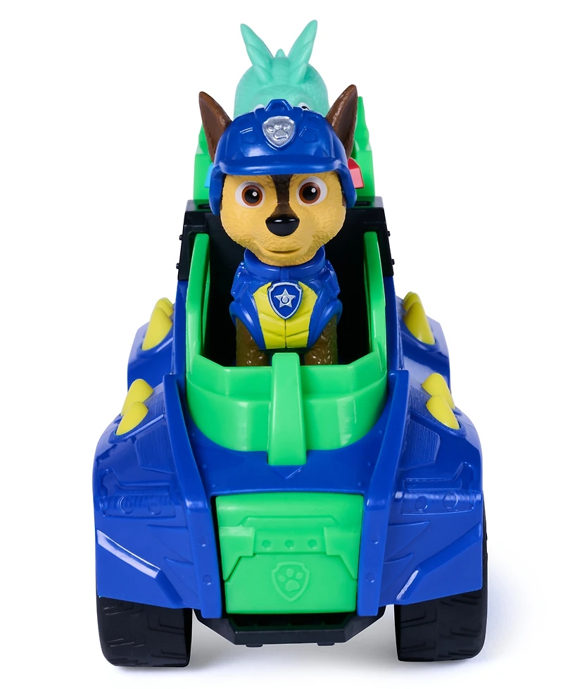Paw Patrol Dino Theme Chase's Rescue Cruiser Spring-Loaded Rescue Claw Vehicle
