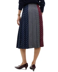 Tommy Hilfiger Women's American Icons Pleated Midi Skirt