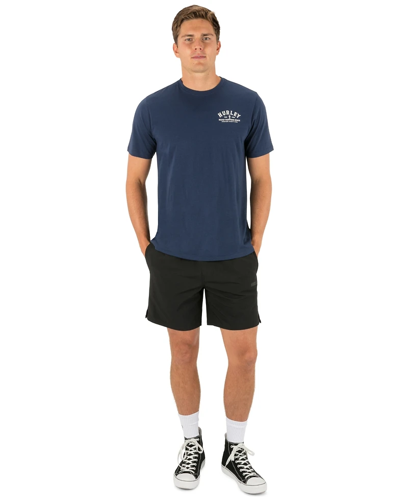 Hurley Men's H2O Dri Road Trippin Crewneck T-Shirt