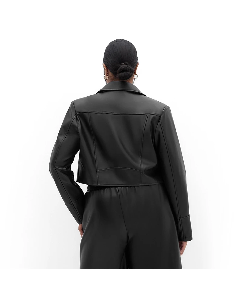 City Chic Women's Amira Faux Leather Jacket