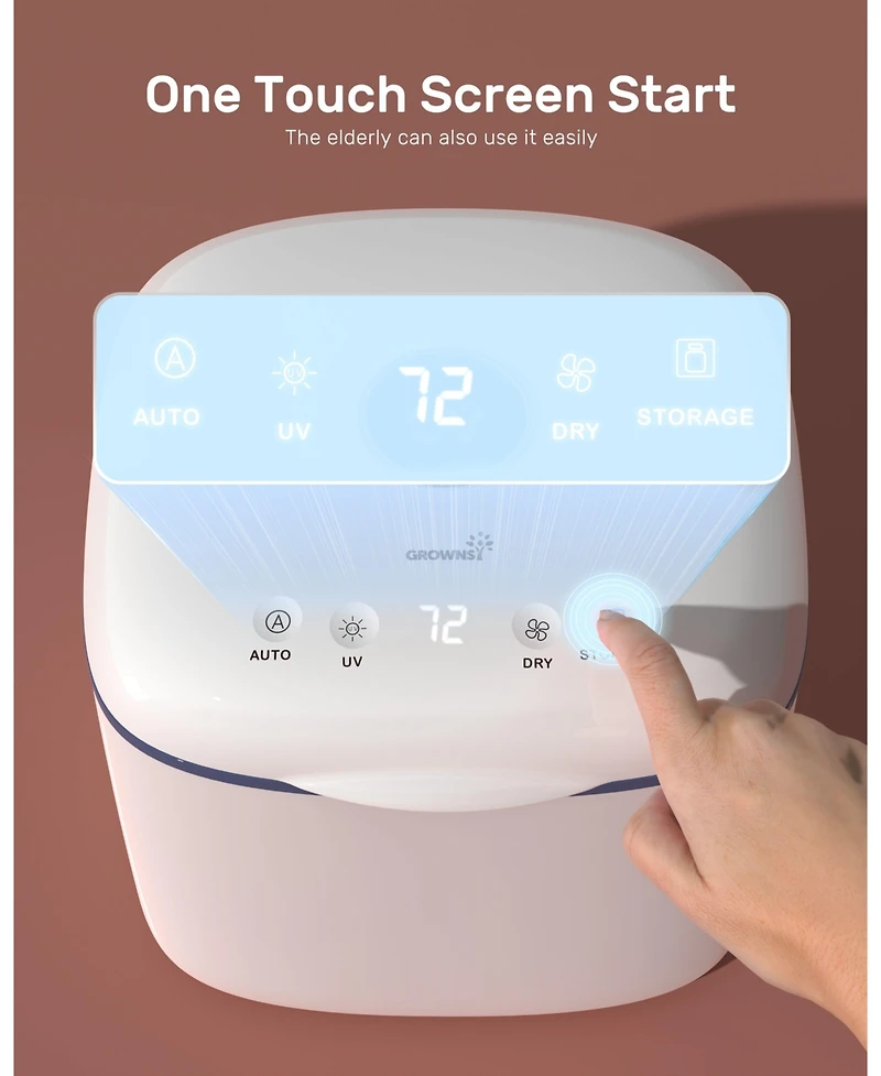 Grownsy Uv Cleaner and Sanitizer and Dryer