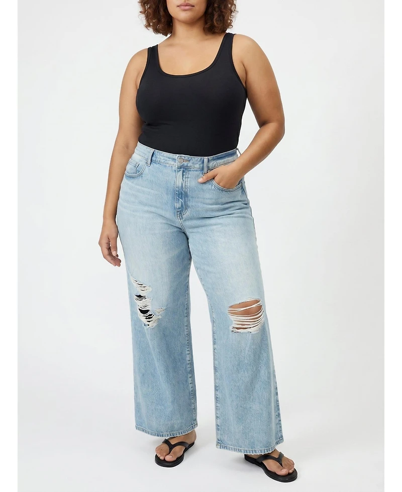 Torrid Women's Plus High-Rise Baggy Wide-Leg Jean