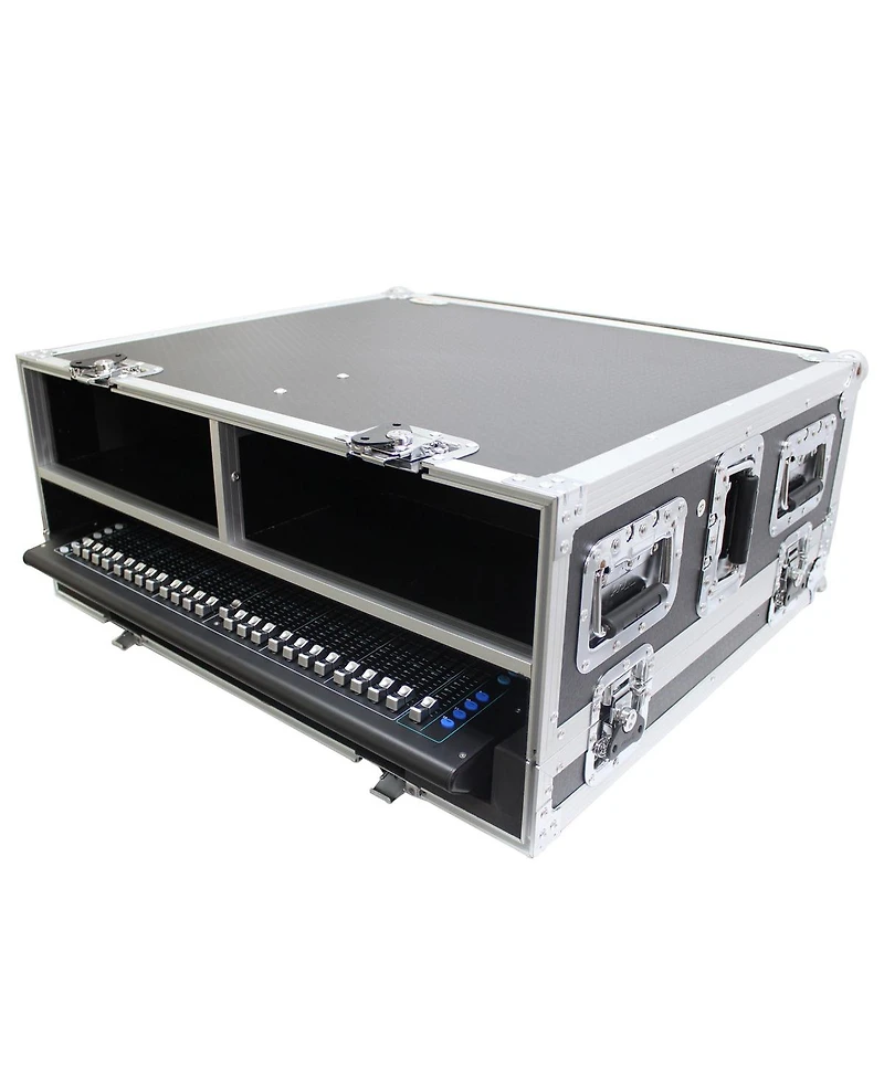 ProX Xs-AHSQ7DHW Doghouse Cable Storage, 4" Wheels Flight Case for Allen & Heath SQ7
