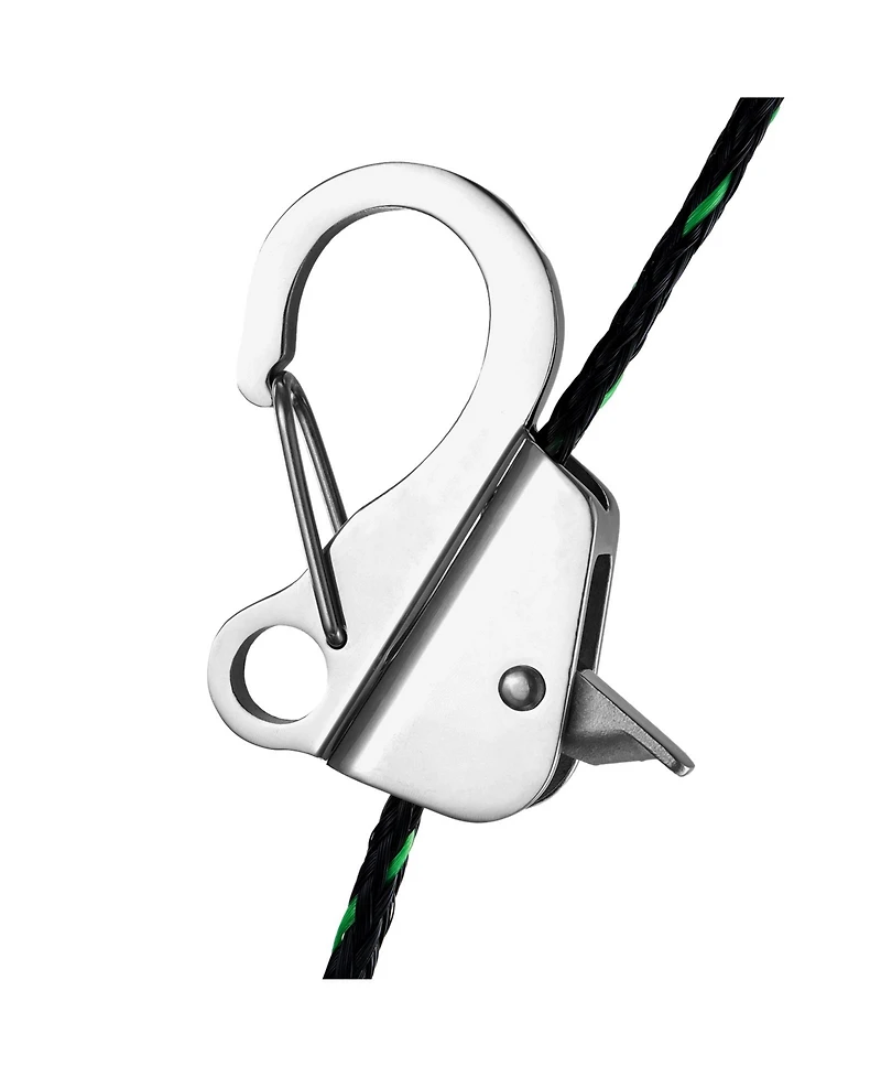 Sugift 304 Stainless Steel Slide Anchor Hook Quick Release for 3/8in to 5/8in Rope Holds 3700 Lbs