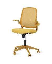 Ergonomic mesh office chair with lumbar support, adjustable swivel chair, padded seat, and casters. Suitable for offices, living rooms, and bedrooms